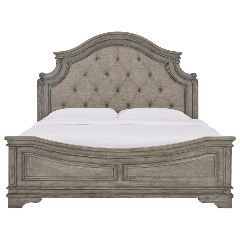 Ashley Lodenbay Queen Panel Bed in Antique Gray, , large