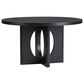 Slatehouse Archer 5-Piece Round Dining Set in Matte Black, , large