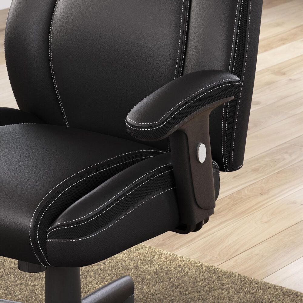 Ashley Corbindale Swivel Desk Chair in Black, , large