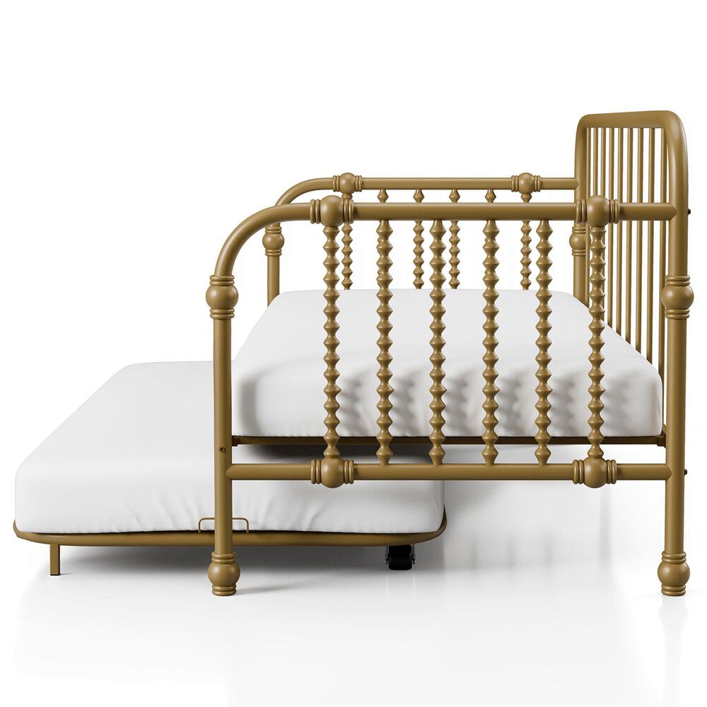Furniture of America Wren Twin Daybed with Trundle in Gold, , large