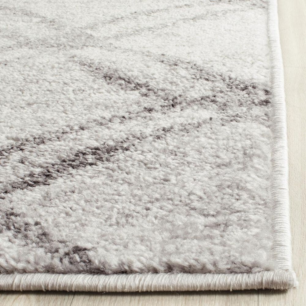 Safavieh Adirondack ADR105P-6SQ 6&#39; x 6&#39;  Silver/Charcoal Square Rug, , large