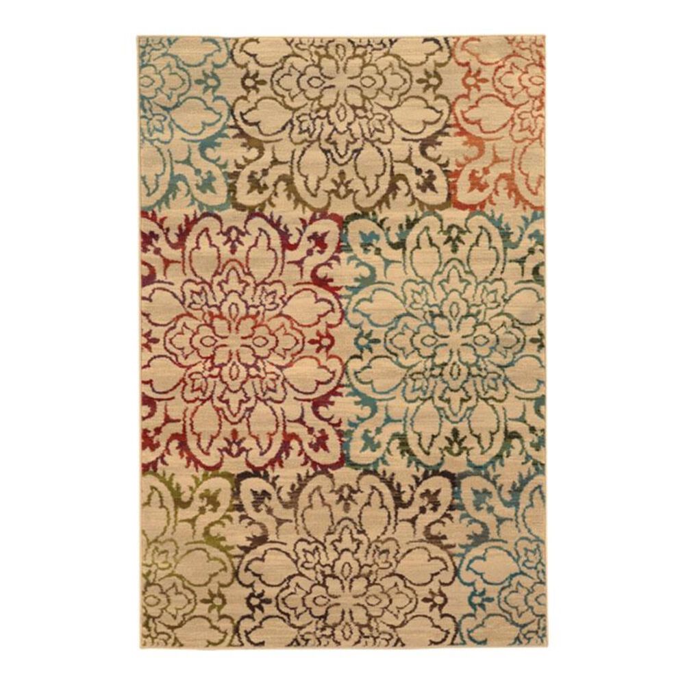 Oriental Weavers Emerson 4872A 3'10" x 5'5" Ivory Area Rug, , large