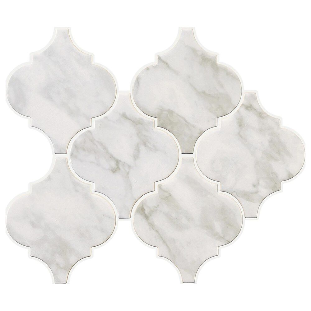 Marazzi Marble Obsession  5&quot; x 6&quot; Porcelain Tile in Arabescato, , large