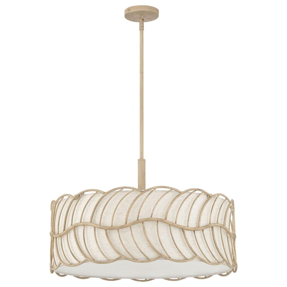 Golden Lighting Simbolo 5-Light Pendant in Almond, , large
