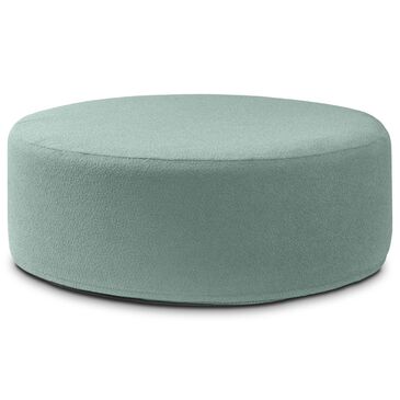 Jaxx Candler Round Ottoman in Green, , large