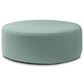 Jaxx Candler Round Ottoman in Green, , large