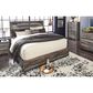 Ashley Drystan King Storage Bed with 2 Drawers in Brown Rustic, , large