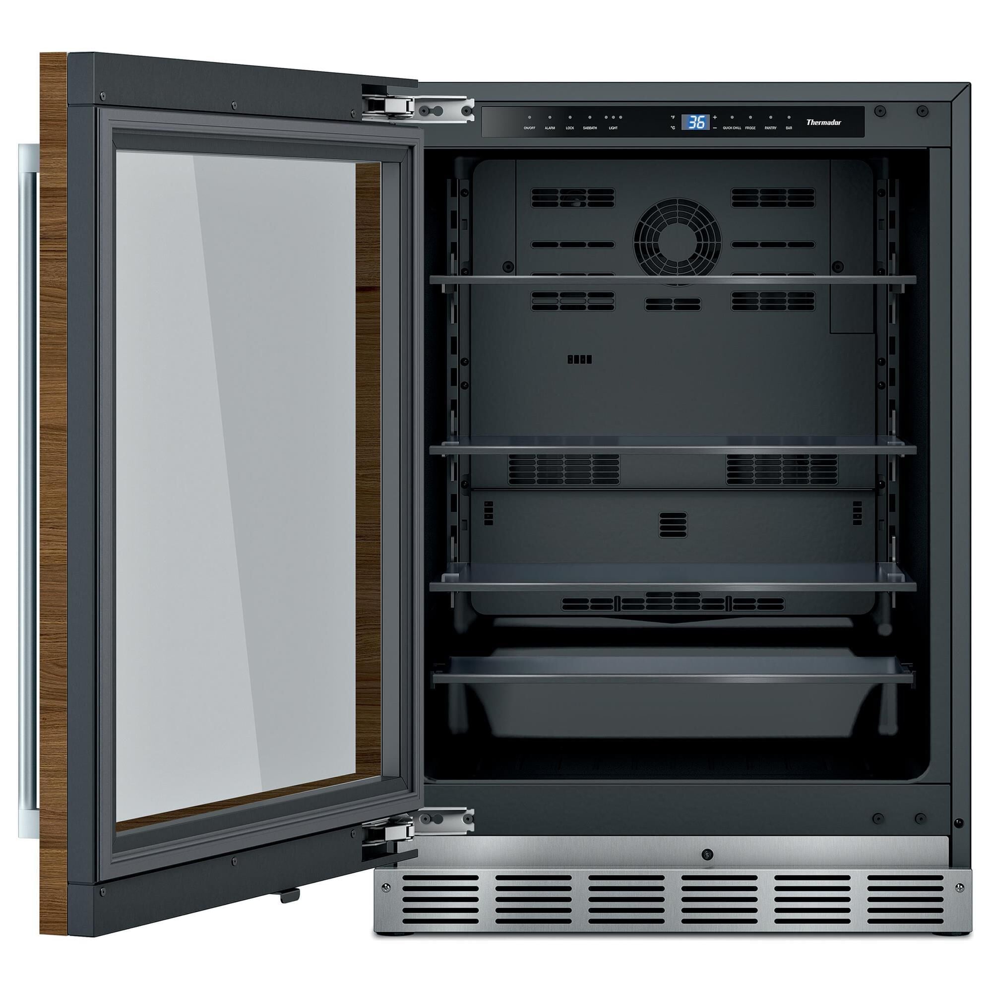 Thermador glass cheap door refrigerator
