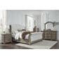 Ashley Ardenfield King Upholstered Sleigh Bed in Light Brown, , large