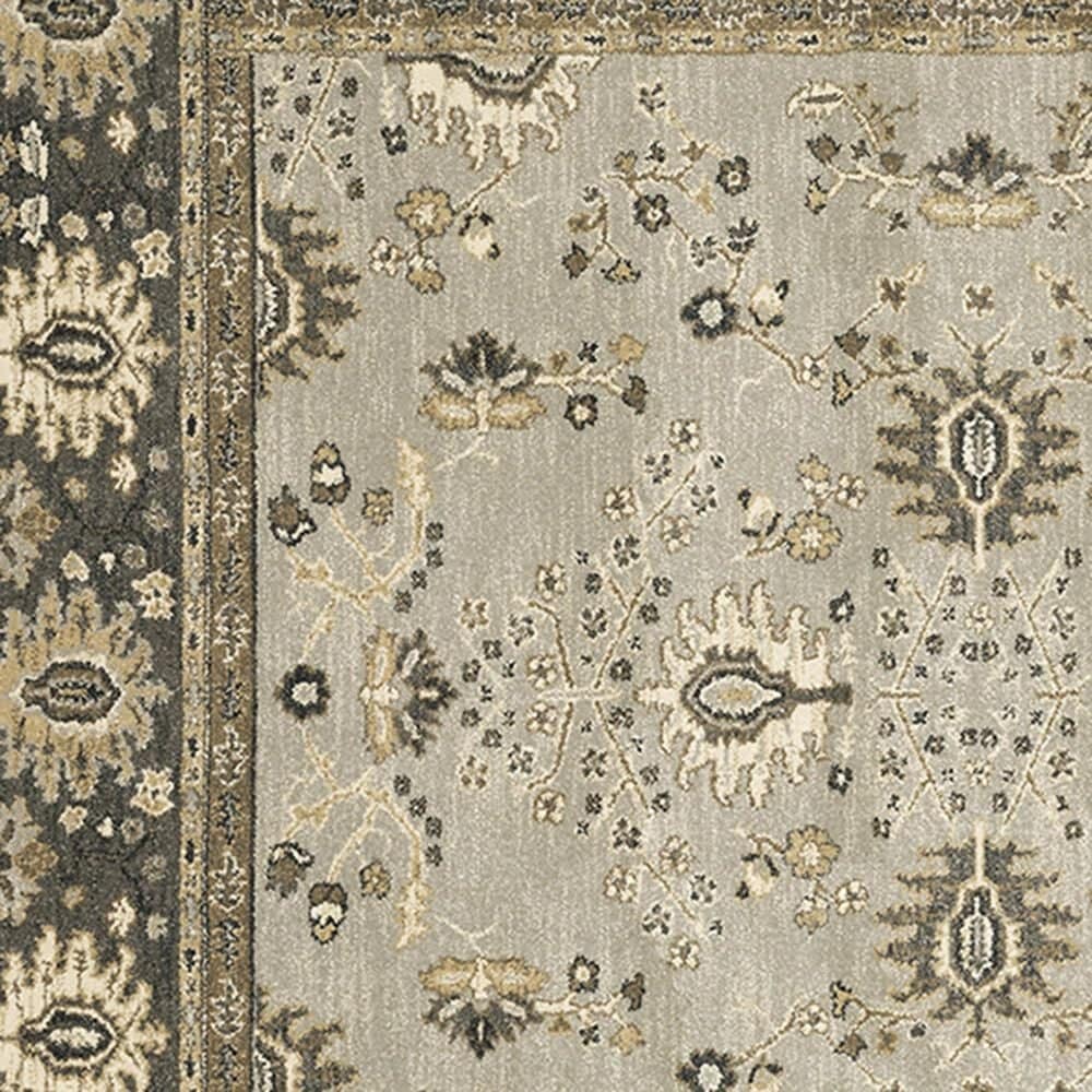 Oriental Weavers Florence Aurora 4928C 9'10" x 12'10" Blue Area Rug, , large