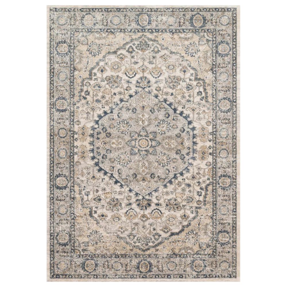 Loloi II Teagan TEA-01 11"6" x 15" Natural and Light Grey Area Rug, , large