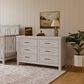 DaVinci Emory Farmhouse 6-Drawer Dresser in White Driftwood, , large