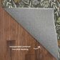 Dalyn Rug Company Soft Essentials Floral Graphite 9" x 12" Indoor/Outdoor Area Rug, , large