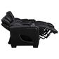 Titanic Furniture All Star Power Reclining Loveseat with Power Headrest in Black, , large