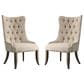 Hooker Furniture Rhapsody Dining Chair with Reclaimed Natural Legs in Beige (Set of 2), , large