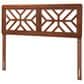 Baxton Studio Kalare Full Headboard in Walnut Brown, , large