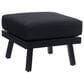 Linon Home Decor Holland Patio Ottoman in Black, , large