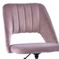 Impressions Vanity Maya Swivel Vanity Chair with Pink Cushion in Gold, , large