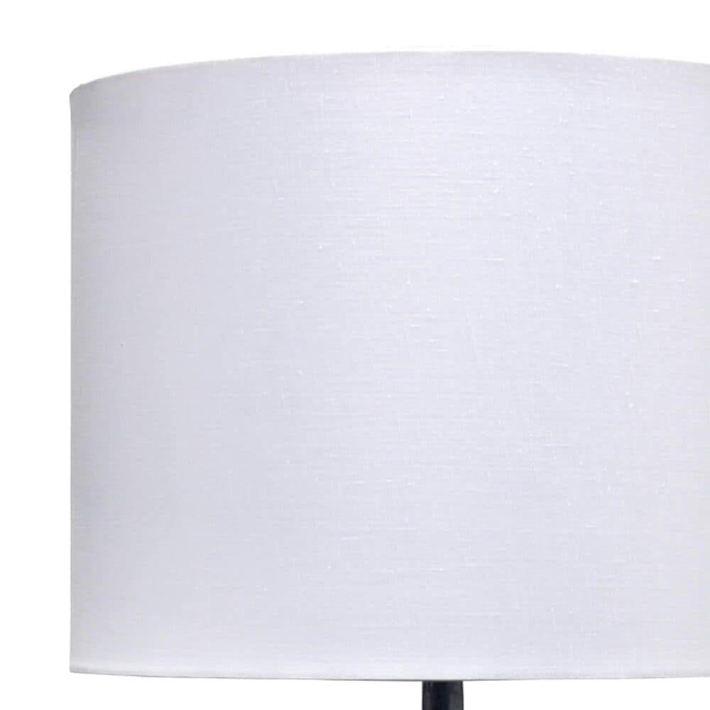 Splendor Living Rosehaven Table Lamp in Charcoal, , large