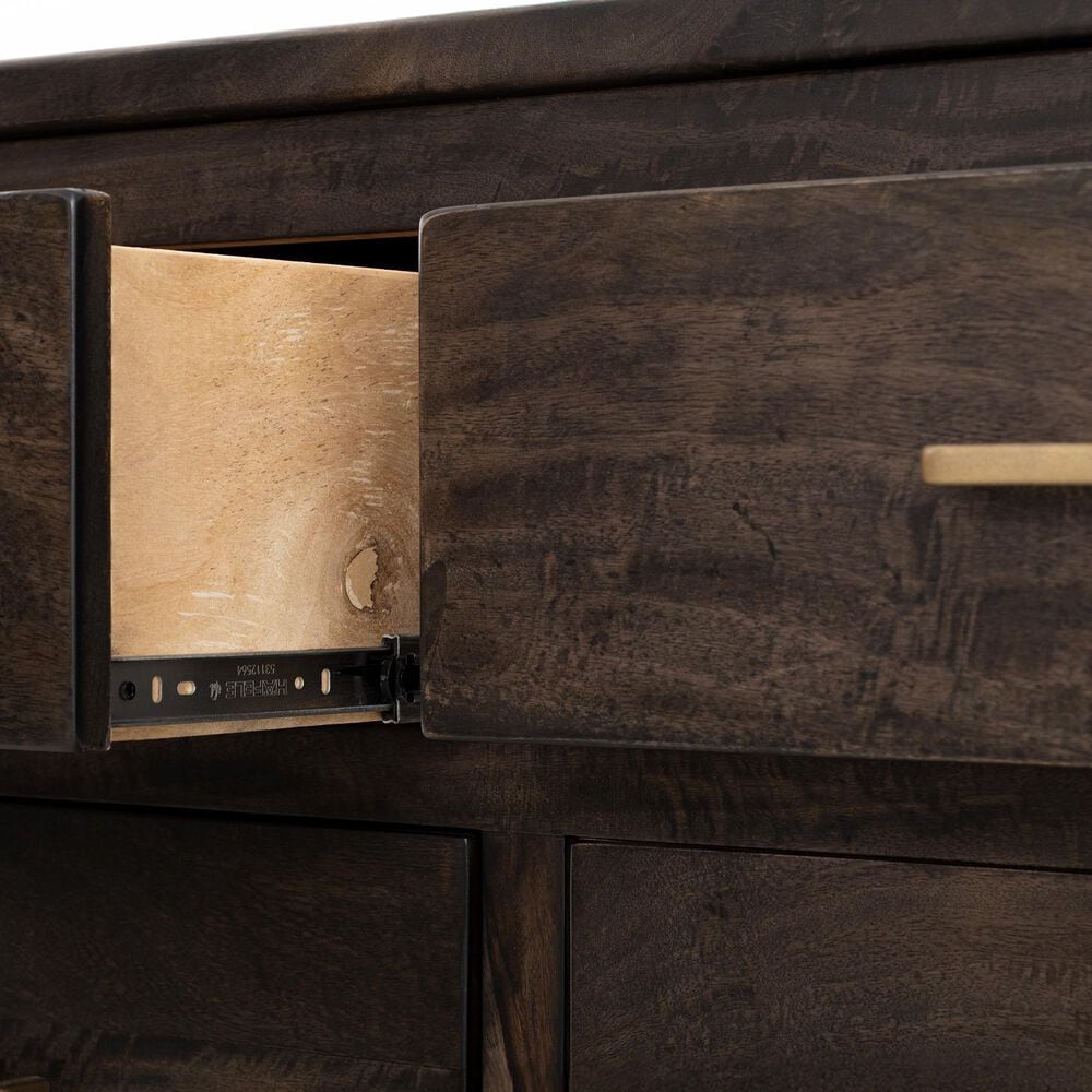 Fallridge Mezquite 6 Drawer Dresser Only in Black, , large