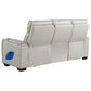 Titanic Furniture All Star Power Reclining Sofa with Power Headrest in Gray, , large