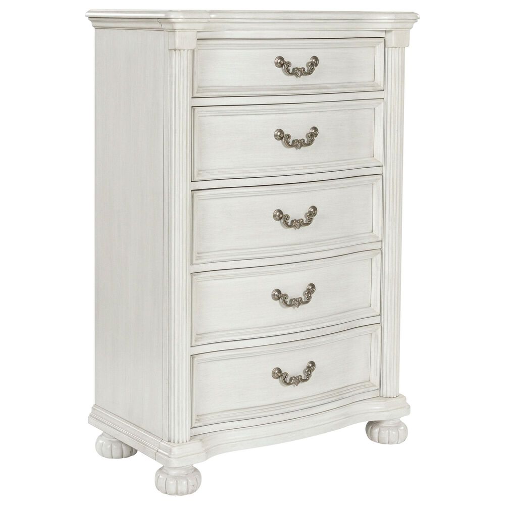 Ashley Montelaine 5-Piece Queen Panel Bedroom Set in Antique White, , large
