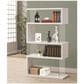 Pacific Landing Asymmetrical Snaking Bookshelf in White, , large