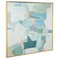 Ashley Wynburn 48" x 48" Wall Art in White, Blue and Green, , large