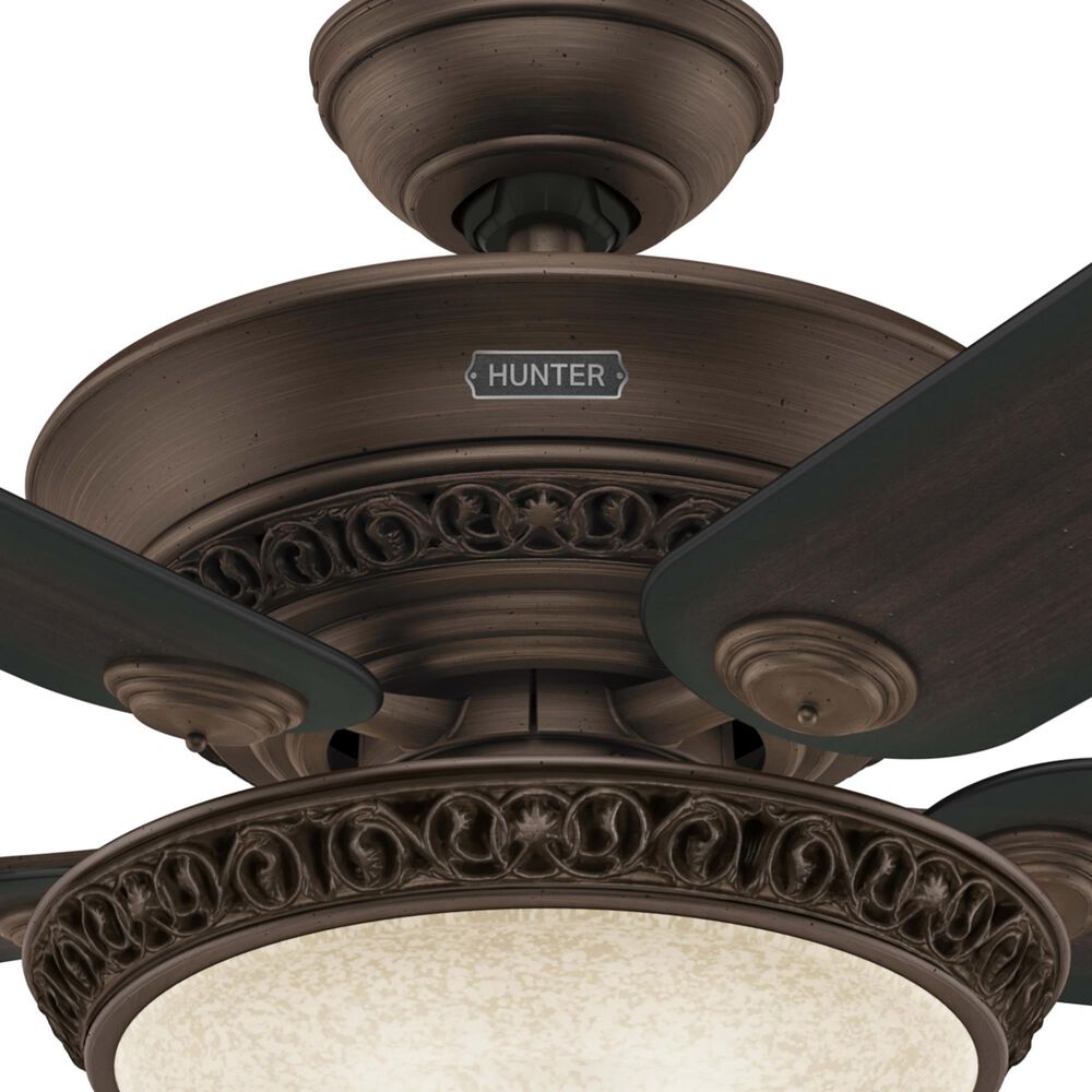 Hunter Italian Countryside 52&quot; Ceiling Fan with Lights in Cocoa, , large