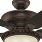 Hunter Italian Countryside 52" Ceiling Fan with Lights in Cocoa, , large