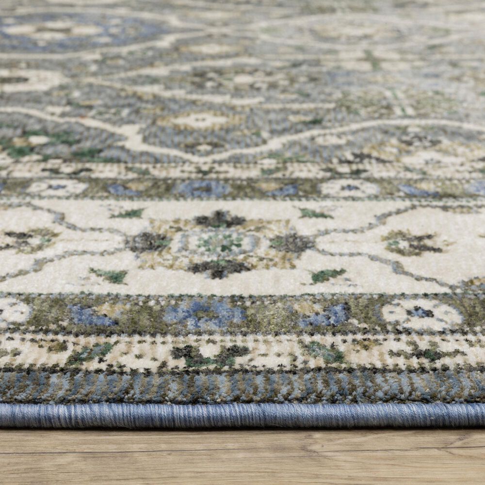 Oriental Weavers Hastings HA07H 6&#39;7&quot; x 9&#39;6&quot; Blue Area Rug, , large