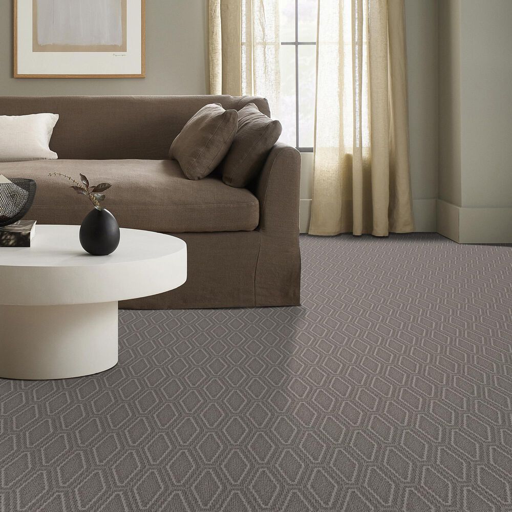 Anderson Tuftex Cozy Cable Carpet in Silver Polish, , large