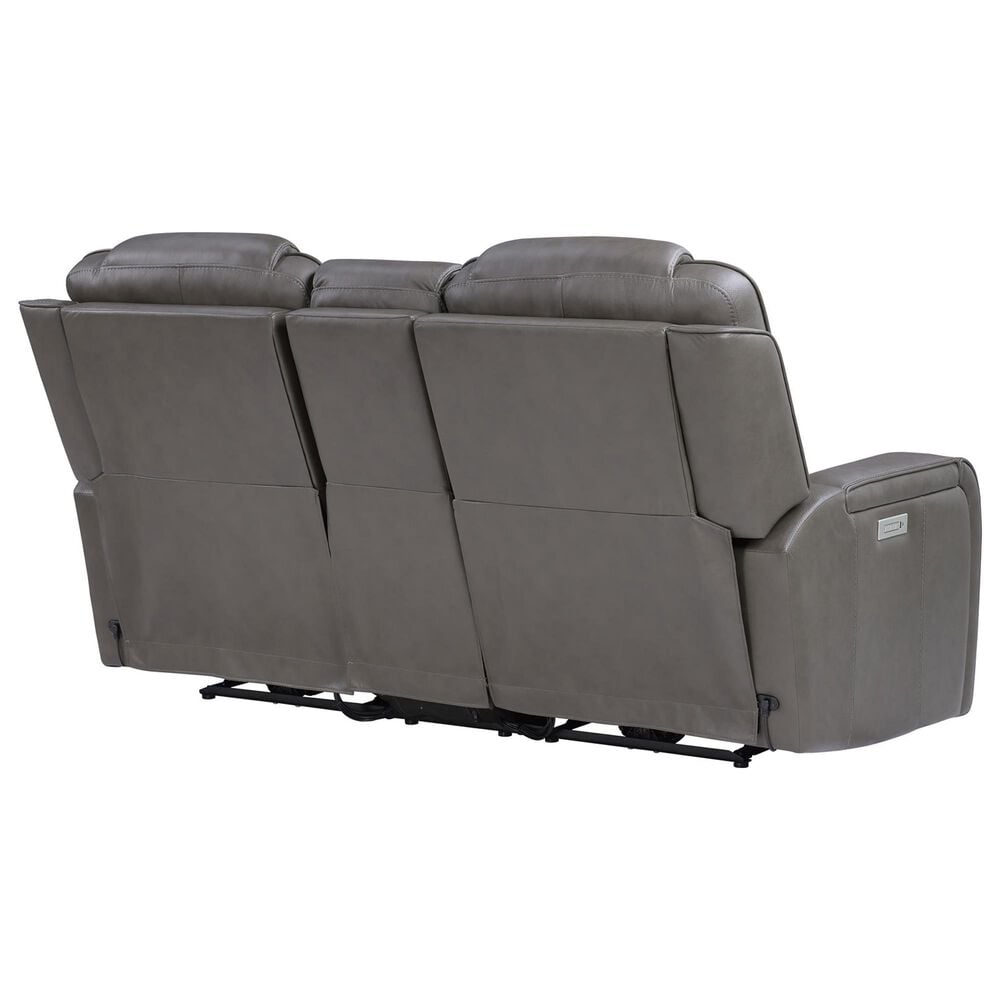 Steve Silver Daniel Triple Power Reclining Loveseat in Mossy Gray, , large