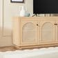Walker Edison Sasha 70" TV Stand in Coastal Oak, , large