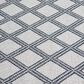 Central Oriental New Zealand Diamond 5"3" x 7" Ecru and Granite Area Rug, , large