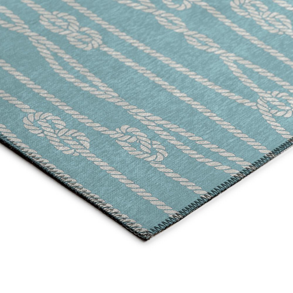 Dalyn Rug Company Harbor 6&#39; x 9&#39; Lagoon Indoor/Outdoor Area Rug, , large