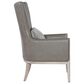 Hooker Furniture Kyndall Leather Club Chair in Grey, , large