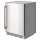 Thor Kitchen Gordon Ramsay 5 Cu. Ft. Outdoor Undercounter Beverage Cooler with Rose Gold Handle Kit in Stainless Steel, , large