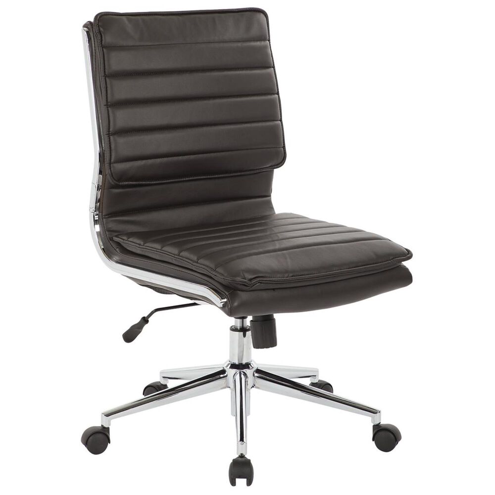 OSP Home Armless Manager Chair in Espresso, , large