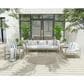 Nourison Courtyard Ivory and Silver 4" Round Indoor/Outdoor Area Rug, , large
