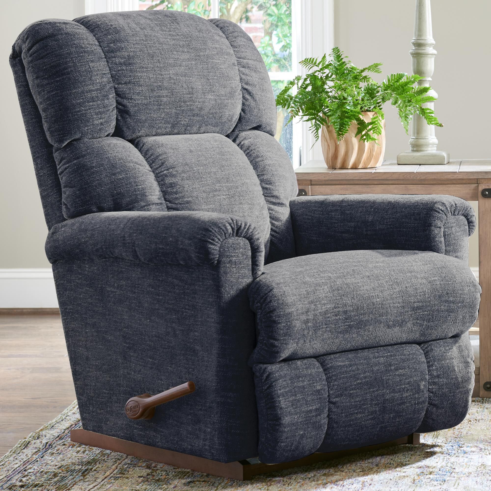 La-Z-Boy Pinnacle Rocking Recliner in Navy