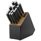 KitchenAid Classic 14-Piece Slim Knife Block Set in Black, , large