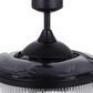 Beacon Lighting Corbelle 48" Retractable Blade with Smoke Blades Ceiling Fan in Antique Black, , large