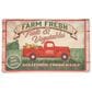 Karastan Dri-Pro Comfort Vegetable Trucks 1"6" x 2"6" Multicolor Door Mat, , large