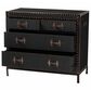 Baxton Studio Benton 4-Drawer Storage Cabinet in Black, , large
