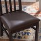 Linon Home Decor Jesper Side Chair in Dark Brown (Set of 2), , large