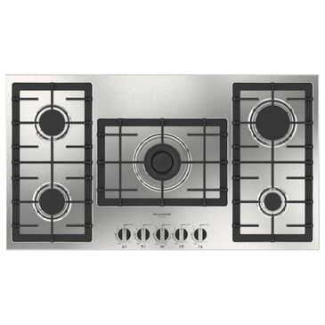Fulgor Milano 400 Series 36" Gas Cooktop with 5 European Sealed Burners in Stainless Steel, , large