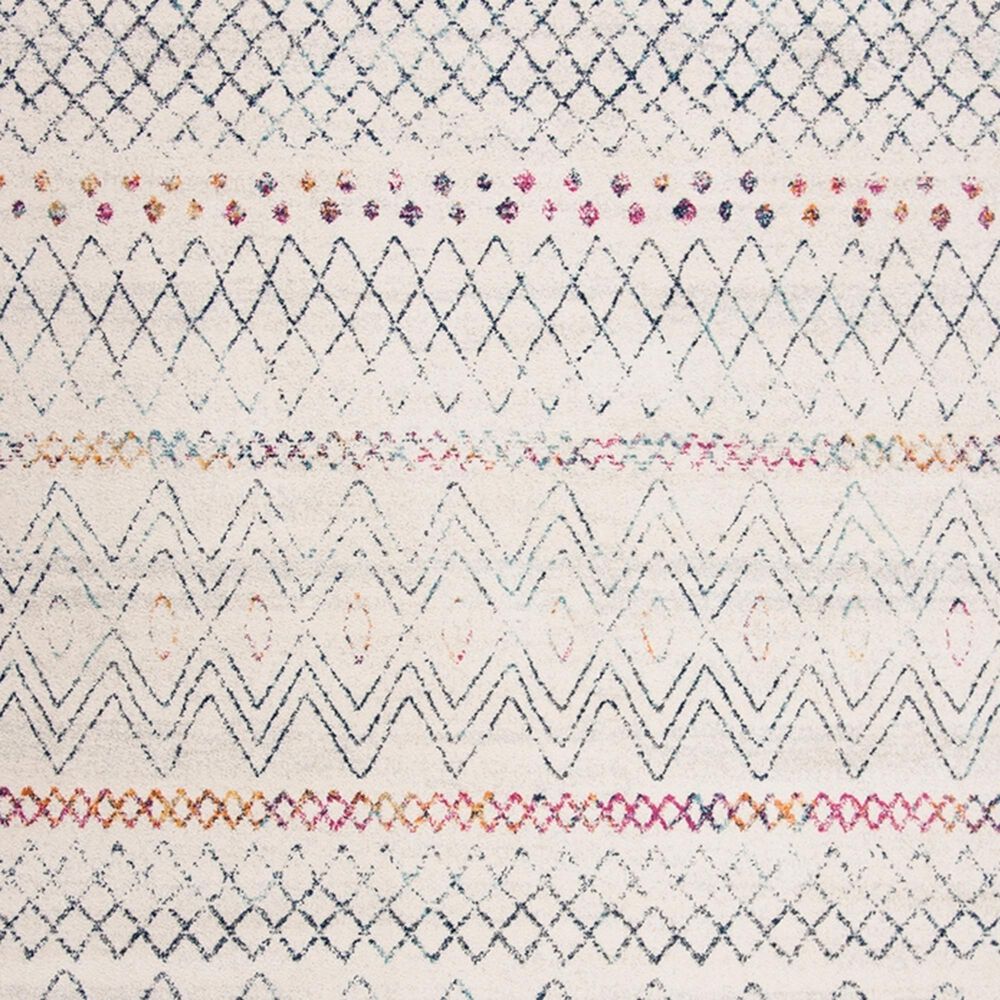 Safavieh Madison MAD798B 4&#39; x 6&#39; Ivory and Navy Area Rug, , large