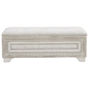 Chapel Hill Camila Storage Bed Bench in Camila White, , large