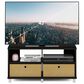 HOMLUX 37.8" Entertainment Center TV Stand with Bin Drawers in Espresso, , large